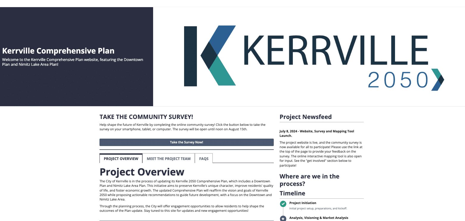 Kerrville 2050 plan